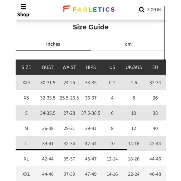 FABLETICS Salar Powerhold PALISADES Blue & White Floral Leggings Sz XS S - Picture 15 of 16